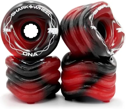 Miniatura 19 de Ruedas Shark Wheel de 72 mm para longboard de crucero, fórmula DNA, juego de 4 ruedas