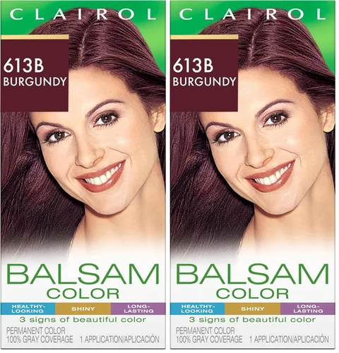 Miniatura 4 de Clairol Balsam - Tinte permanente para el cabello, color negro 618, paquete de 1 unidad 618 negro