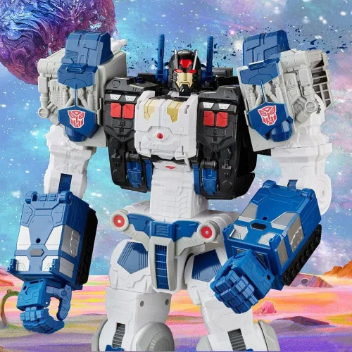 Miniatura 4 de Transformers Toys Generations Legacy Series Titan Cybertron Universe Metroplex - Figura de acción para edades de 15 años en adelante, 22 pulgadas