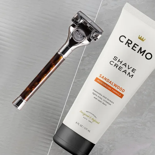 Miniatura 4 de Cremo Crema de Afeitar de Sándalo, Asombrosamente Superior Crema de Afeitar Ultra-Deslizante para Hombres, Combate Cortadas, Cortes y Quemaduras