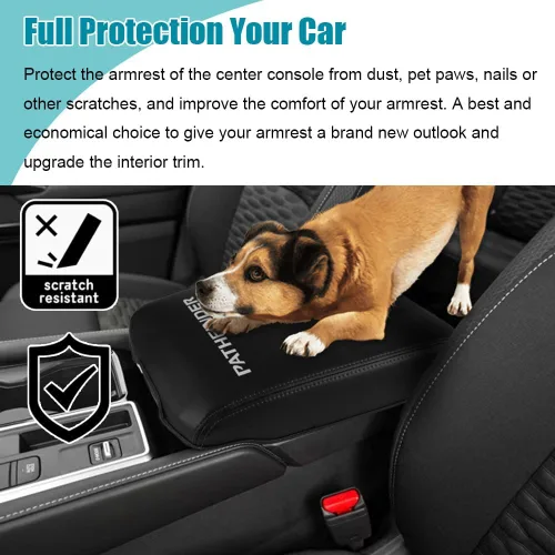 Miniatura 5 de LEXLEY, Funda protectora de piel impermeable con logotipo de Pathfinder, funda protectora de cuero antiarañazos para Nissan 2022 2023 2024 2025 2026