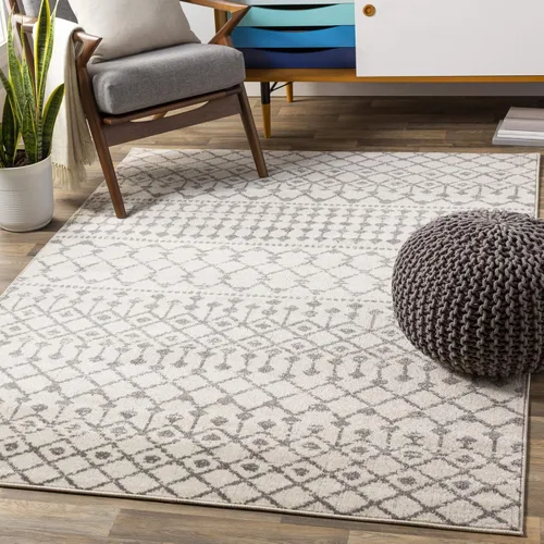 Livabliss Elsie Global - Alfombra de pasillo bohemia, 2 pies 7 pulgadas x 7 pies 3 pulgadas, caqui/gris