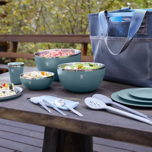 Miniatura 6 de Hydro Flask Outdoor Kitchen Bowl - Stainless Steel Dinnerware Reusable Camping Gear Mess Kit - Dishwasher Safe, BPA-Free, Non-Toxic