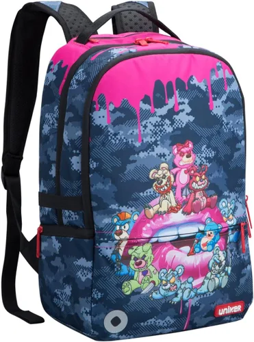 Mochila de viaje para portátil, mochila de grafiti para el trabajo, mochila de diseñador para portátil de 15.6 pulgadas, bolsa resistente al agua,