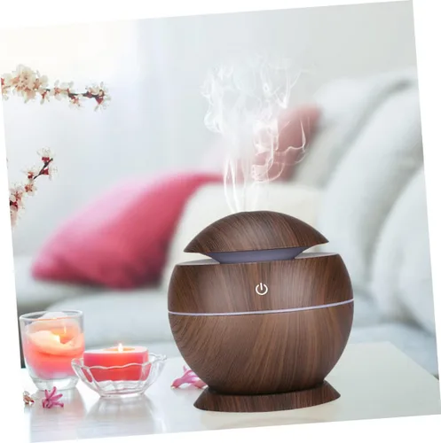 Miniatura 2 de Mini humidificador de aire USB difusor de aroma con acabado de grano humidificador portátil para oficina en casa y automóvil mejora la calidad