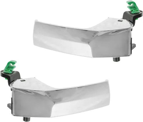 Miniatura 11 de TRQ Juego de 2 manijas de puerta interior trasera cromada y cachemira para Chevy GMC