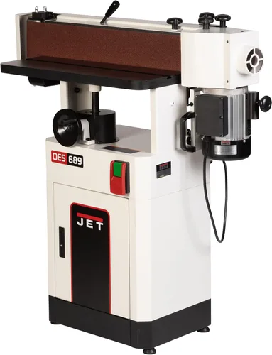 JET Lijadora de borde oscilante negra de 6" x 89", 1-3/4 HP, 115/230V 1Ph (modelo OES-689-BLK)