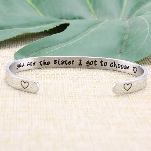 Miniatura 2 de Joycuff - Pulseras inspiradoras para mujer regalo personalizado para mamá pulsera con frase grabada joyas para cumpleaños