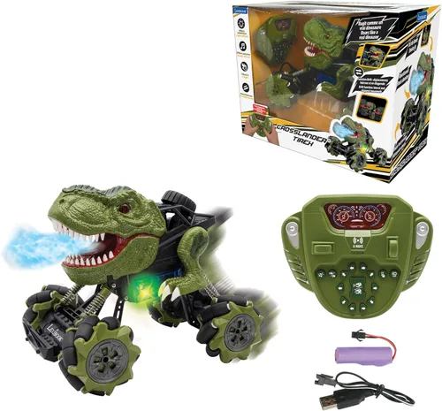 Miniatura 21 de LEXiBOOK, Crosslander® Racing, auto de carreras de control remoto, Fórmula 1, hasta 10 km/h, efectos de luz y sonido, chorro de humo, control remoto