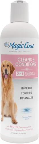 Miniatura 12 de Four Paws Magic Coat - Champú blanqueador blanco brillante para perros con abrillantador Natriance, lavado de perro iluminador, elimina las manchas