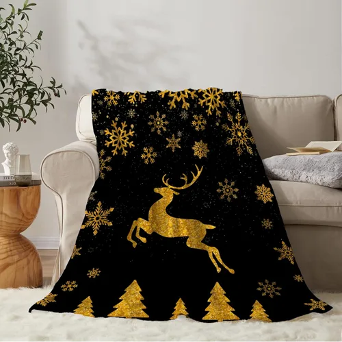 Miniatura 16 de YeeJu Manta de Navidad para Bebé Decorativa Roja a Cuadros Manta Navideña para Niños Pequeños Manta para Envolver Mascotas Cuna Suave Ligera