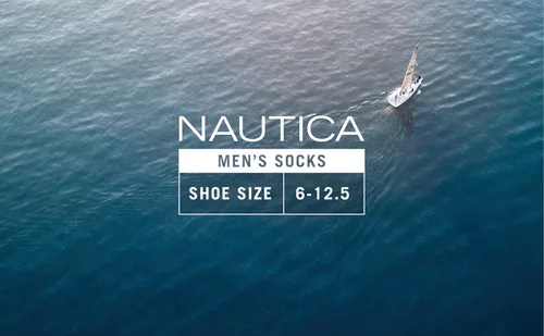 Miniatura 6 de Nautica Calcetines de vestir para hombre - Calcetines sólidos (10 unidades)