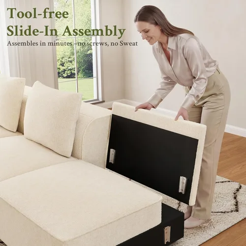 Miniatura 7 de Welzona loveseat - Sofá biplaza de felpilla cómodo de 75 pulgadas, sofás pequeños para espacios pequeños, sofá biplaza moderno de 2 plazas, sofás