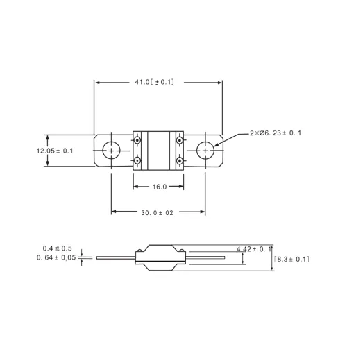Miniatura 3 de 4 fusibles 70A AMI/Midi de 60 amperios de alta corriente atornillados para automóviles, camiones, vehículos de construcción, autobuses, caravanas