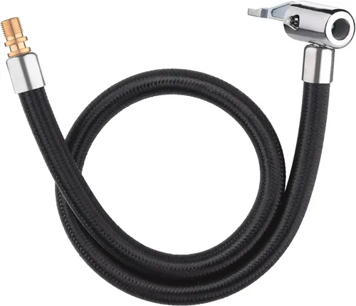 50 cm 20 pulgadas Manguera de inflador de neumáticos ultralarga, portabrocas de neumáticos con bloqueo de pulgar, inflado rápido, liberación y