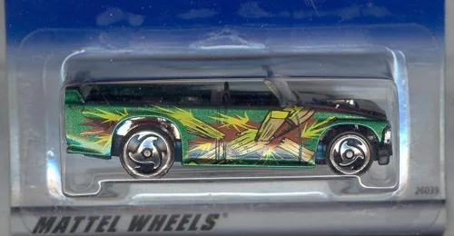Miniatura 2 de Hot Wheels 2000 036 kung fu serie 4 de 4 mini camión verde escala 1:64 coche coleccionable fundido a presión