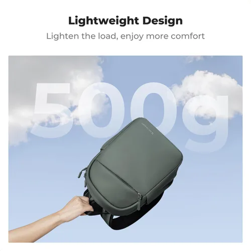 Miniatura 2 de K&F CONCEPT Mochila para cámara, bolsa ligera para fotógrafos, bolsa de fotografía portátil compatible con Canon/Nikon/Sony, color verde verde