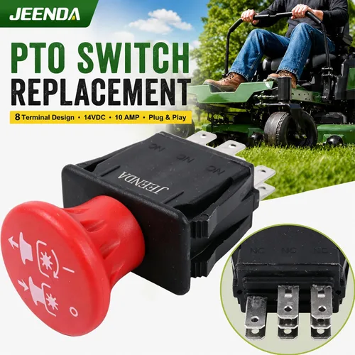 Miniatura 2 de JEENDA Interruptor de toma de fuerza de embrague de hoja 771476 776476 compatible con Hustler Super Z 52 pulgadas, 60 pulgadas, 72 pulgadas