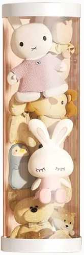 Organizador de almacenamiento de juguetes, almacenamiento de juguetes, baúl de juguetes, cubo de almacenamiento de juguetes de peluche transparente