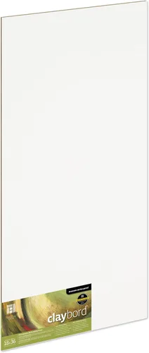 Miniatura 41 de Ampersand Art Supply Panel de pintura de madera: Serie Museo Claybord, 10 "x 10", 2" Perfil con acunado Perfil con cuna de 2