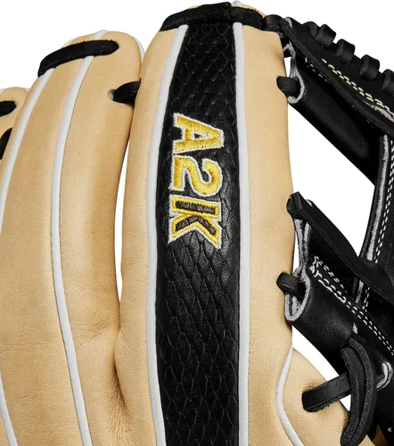 Miniatura 7 de Wilson Guantes de béisbol A2K Infield - Lanzamiento para mano derecha Negro (Blonde/black)