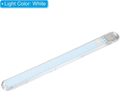 Miniatura 3 de PATIKIL Luz nocturna USB, portátil, enchufable, pequeña luz LED con 24 cuentas de lámpara con interruptor de sensor táctil, luz USB para baño