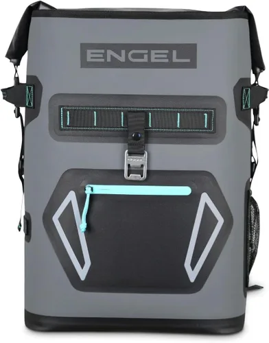 Miniatura 10 de Engel BP25 Hielera de alto rendimiento con tapa enrollable de 25 cuartos de galón para mochila