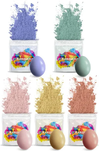 Miniatura 7 de MARBLERS Juego de colorantes en polvo de mica seguros para labios [Nudie 8 colores] Cosmético Pigmento de resina epoxi Tinte No tóxico