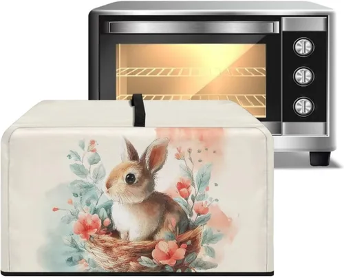 Miniatura 45 de Cubierta de horno de microondas de convección para encimera, tostadora, horno, protector de electrodomésticos para decoración de cocina del hogar