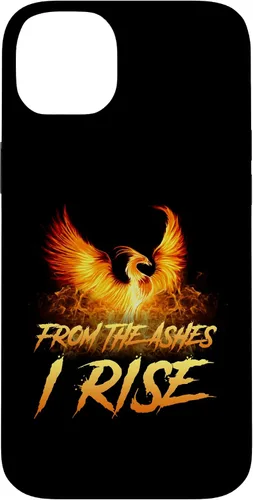 Miniatura 15 de Funda de regalo motivacional para iPhone 13 Pro Max From the Ashes I Rise Phoenix Bird
