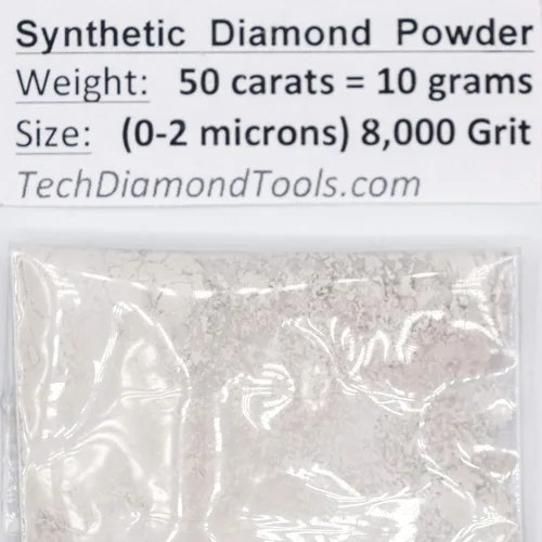Miniatura 9 de TechDiamondTools Polvo de diamante para pulir vidrio, cuarzo, mármol, piedra, piedra, parabrisas, travertino, grano 14,000, grano 14,000, 0-1