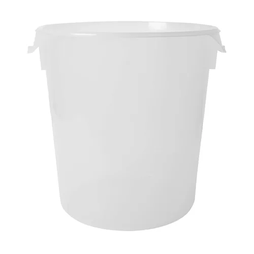 Miniatura 9 de Rubbermaid Commercial Products Recipiente redondo de plástico para almacenar alimentos, 12 cuartos, color blanco, organización/almacenamiento