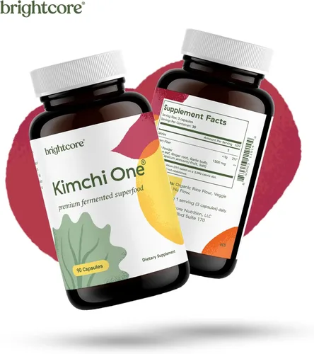 Miniatura 8 de Brightcore Nutrition - Kimchi One, Cápsulas de Polvo de Kimchi, Suplemento de Probióticos, Enzimas y Antioxidantes, Superalimento Premium