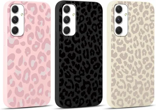 Miniatura 51 de 2 Pack Funda con lindo estampado de chita para Samsung Galaxy S22 Ultra 5G de 6.8", Fundas con patrón de leopardo de lujo, diseño de silicona suave