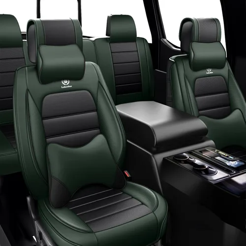 Miniatura 24 de Cubiertas de asiento ILMO para camiones 2009-2026 F150, 2011-2026 F250 F350 XL XLT Super Duty Crew Cab Lariat King Ranch Platinum, protectores