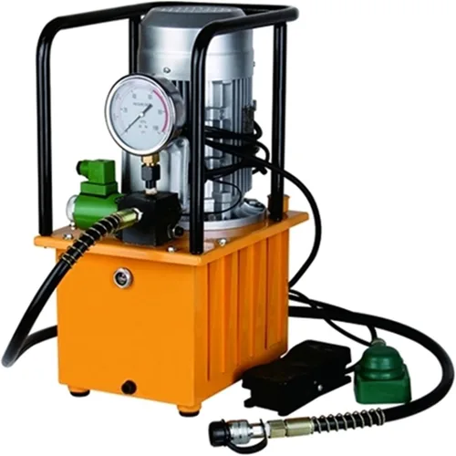 Miniatura 8 de Bomba hidráulica ATO Bomba hidráulica eléctrica de 1.2KW Válvula manual de 220 V de efecto único 10000 PSI Unidad de potencia hidráulica eléctrica