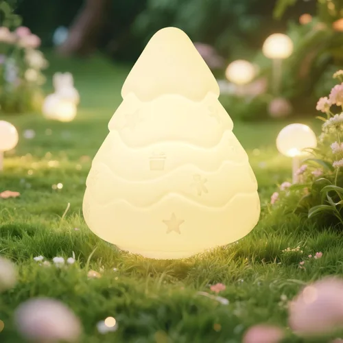 Miniatura 14 de Luz nocturna para niños, luz nocturna LED de silicona regulable recargable con 7 colores, lámpara de noche para guardería de bebé, lámpara táctil