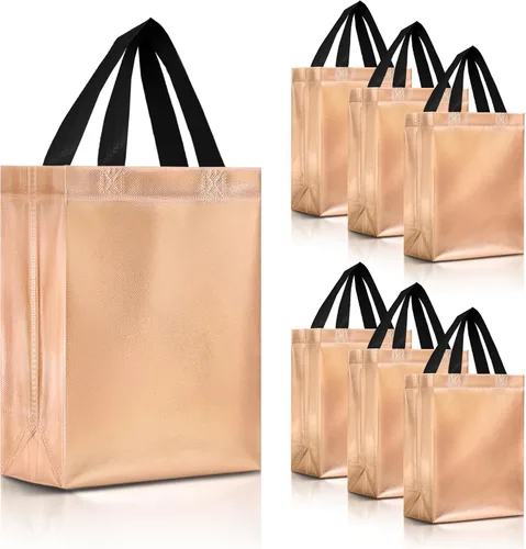 Miniatura 19 de Nush Nush - Bolsas de regalo reutilizables azul aguamarina a granel (azul aguamarina - Tamaño mediano - Juego de 30)