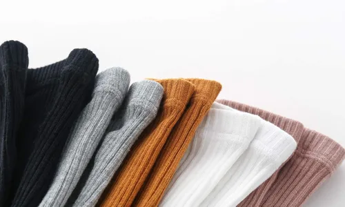Miniatura 21 de CECORC Mallas de punto trenzado para niñas pequeñas, medias gruesas de algodón para bebés de 1 a 10 años