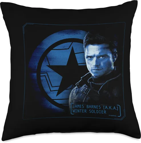 Miniatura 5 de Marvel Falcon and The Winter Soldier James Barnes - Cojín (16.0 x 16.0 in), multicolor