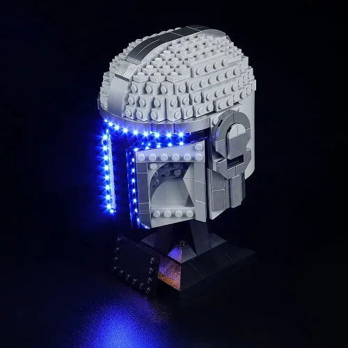 Miniatura 6 de VONADO Kit de luces LED compatible con el set de casco Lego Captain Rex 75349, iluminación DIY compatible con el casco Lego 75349 (sin modelo)