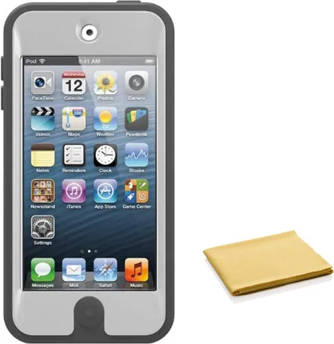 OtterBox Defender Series - Funda para iPod Touch 7ª generación, compatible con 5ª y 6ª generación, incluye paño de limpieza, paquete a granel, color