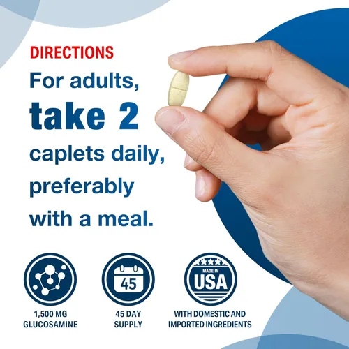 Miniatura 8 de Vitamin World Movimiento de articulaciones de triple fuerza, glucosamina condroitina con suplemento de apoyo articular MSM, extracto de colágeno
