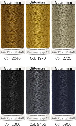 Miniatura 2 de Gutermann Hilo Denim 6 SPLS Denim Multicolor