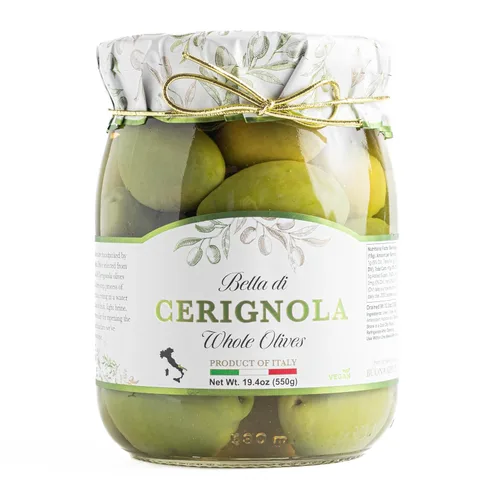 Miniatura 6 de Giusto Sapore Aceitunas italianas – Castelvetrano sin hueso – Premium Gourmet libre de OGM – Importado de Italia y propiedad familiar – 19.4 oz.