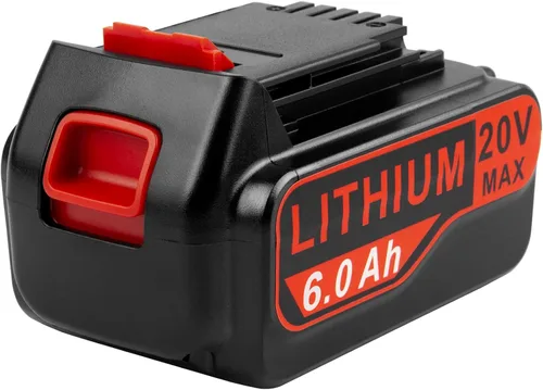 Labtec LBX4020 - Paquetes de baterías de 20 V 6000 mAh compatibles con Black&Decker 20V LBXR20 LBXR20B LBXR20-OPE LBXR2020 LBXR20 LBXR20 LBX20