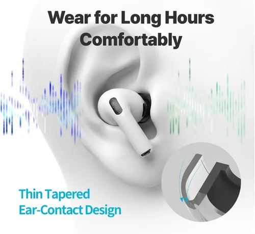 Miniatura 6 de XELASTEC 2 Puntas de Reemplazo para AirPods Pro 3 – Material Adaptable al Calor Corporal, Sellado Sin Costuras, Filtro Micro de 12 Agujeros, Puntas