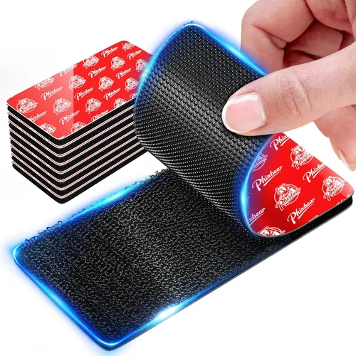 Miniatura 11 de PHIXBEAR Tiras de Gancho y Bucle con Súper Adhesivo Resistente, Hechas de 3M, Resistentes al Calor, Impermeables, para Uso en Exteriores