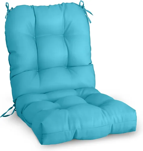 Miniatura 19 de EAGLE PEAK Cojín Acolchado para Silla de Exterior/Interior para Asiento/Respaldo, Juego de 1, 42'' x 21'', Azul Claro