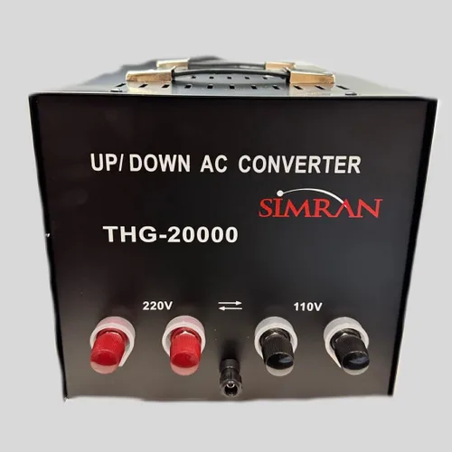 Miniatura 8 de Simran THG-100T Convertidor de transformador de voltaje elevador y descendente para 110 V y 220/240 V, 100 vatios